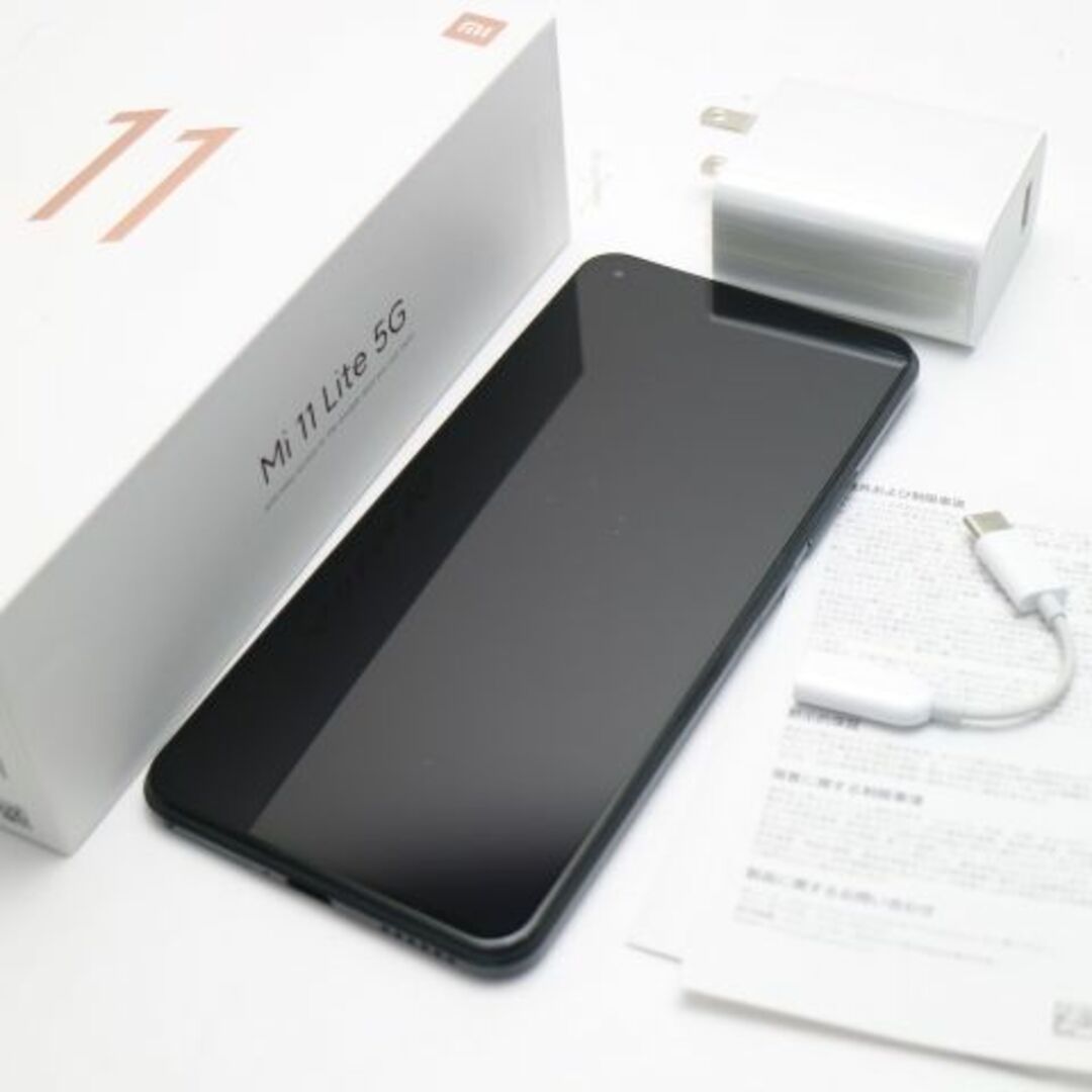 超美品 SIMフリー Mi 11 Lite 5G トリュフブラックSIMフリー3