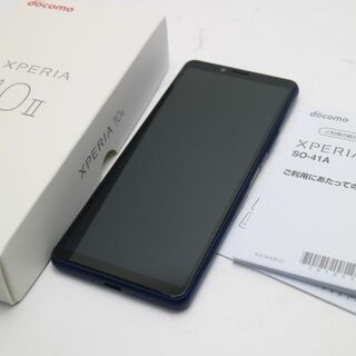 ソニー(SONY)の超美品 SO-41A Xperia 10 II ブルー (スマートフォン本体)