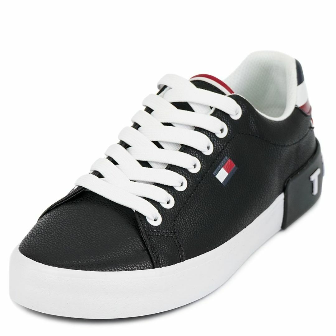 TOMMY HILFIGER(トミーヒルフィガー)のTOMMY HILFIGER トミーヒルフィガー スニーカー REZZ メンズ BLK01 ブラック×マルチカラー サイズ7/25cm メンズの靴/シューズ(スニーカー)の商品写真