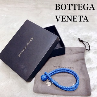 ボッテガヴェネタ(Bottega Veneta)の美品 BOTTEGA VENETA イントレチャート チャーム ブレスレット (ブレスレット/バングル)