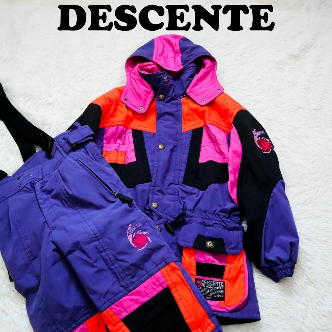 DESCENTE(デサント)のデサント/DESCENTE スキーウェアセットアップ スノーボード ヴィンテージ スポーツ/アウトドアのスキー(ウエア)の商品写真