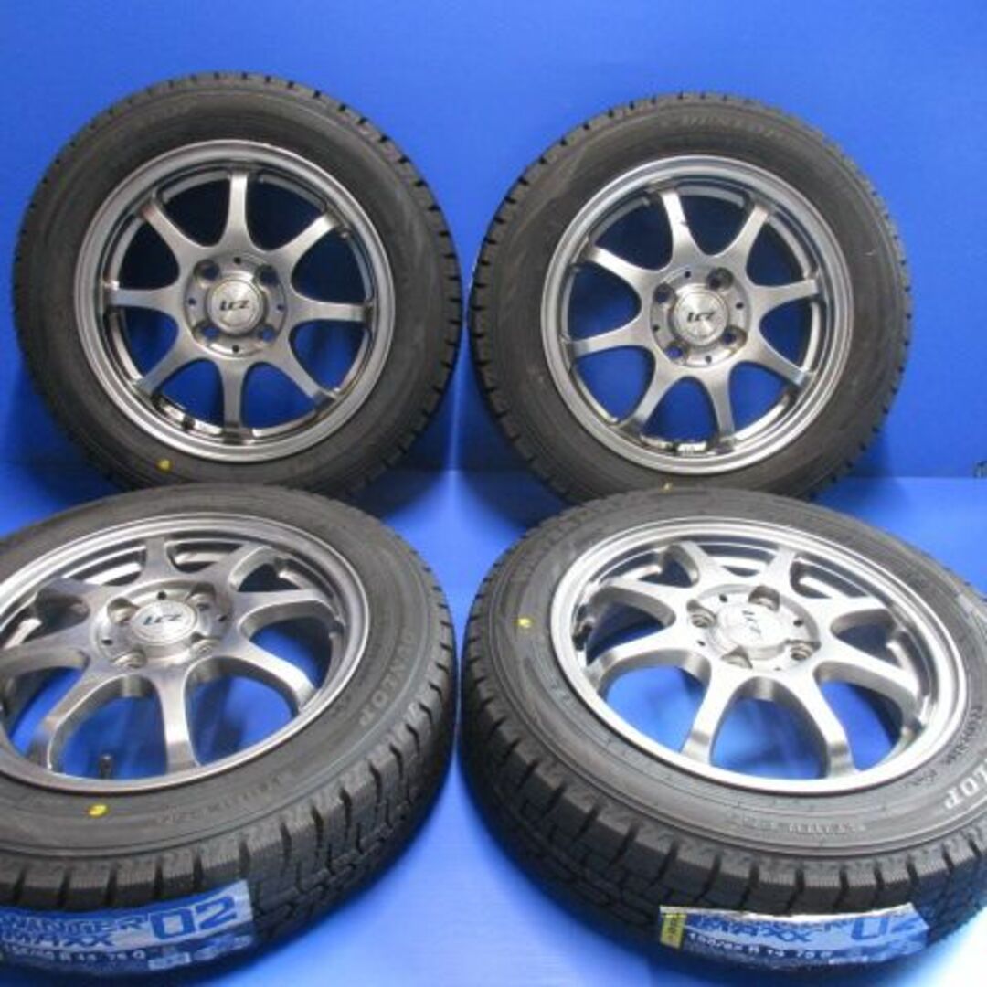 社外LCZスポークアルミサイズユ）LCZ14+　155/65R14新品スタッドレス　デイズ　ムーヴ　タント