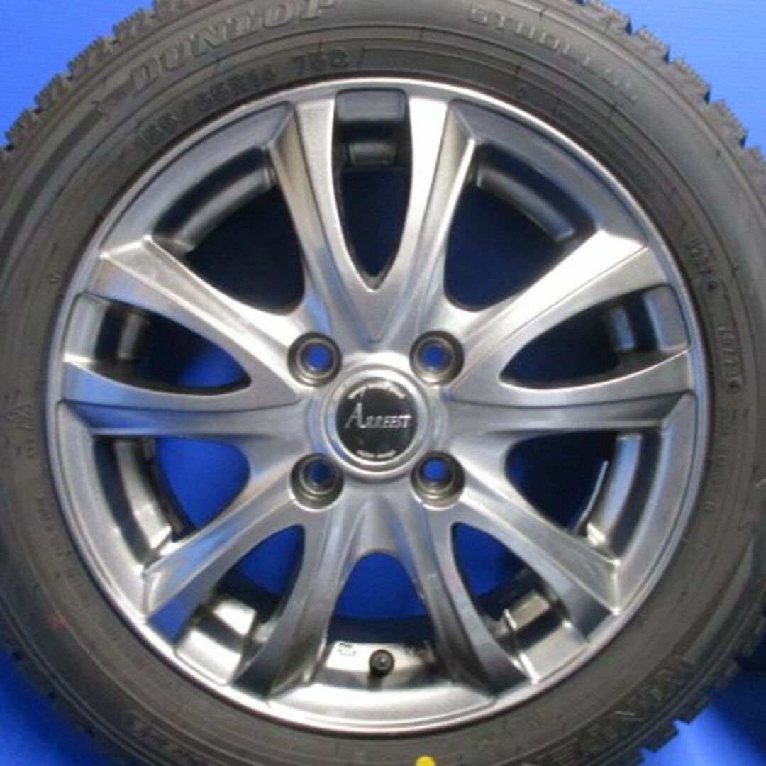 １4×4．5J45PCDユ）アレスト14+　155/65R14新品スタッドレス　スペーシア　ミライース