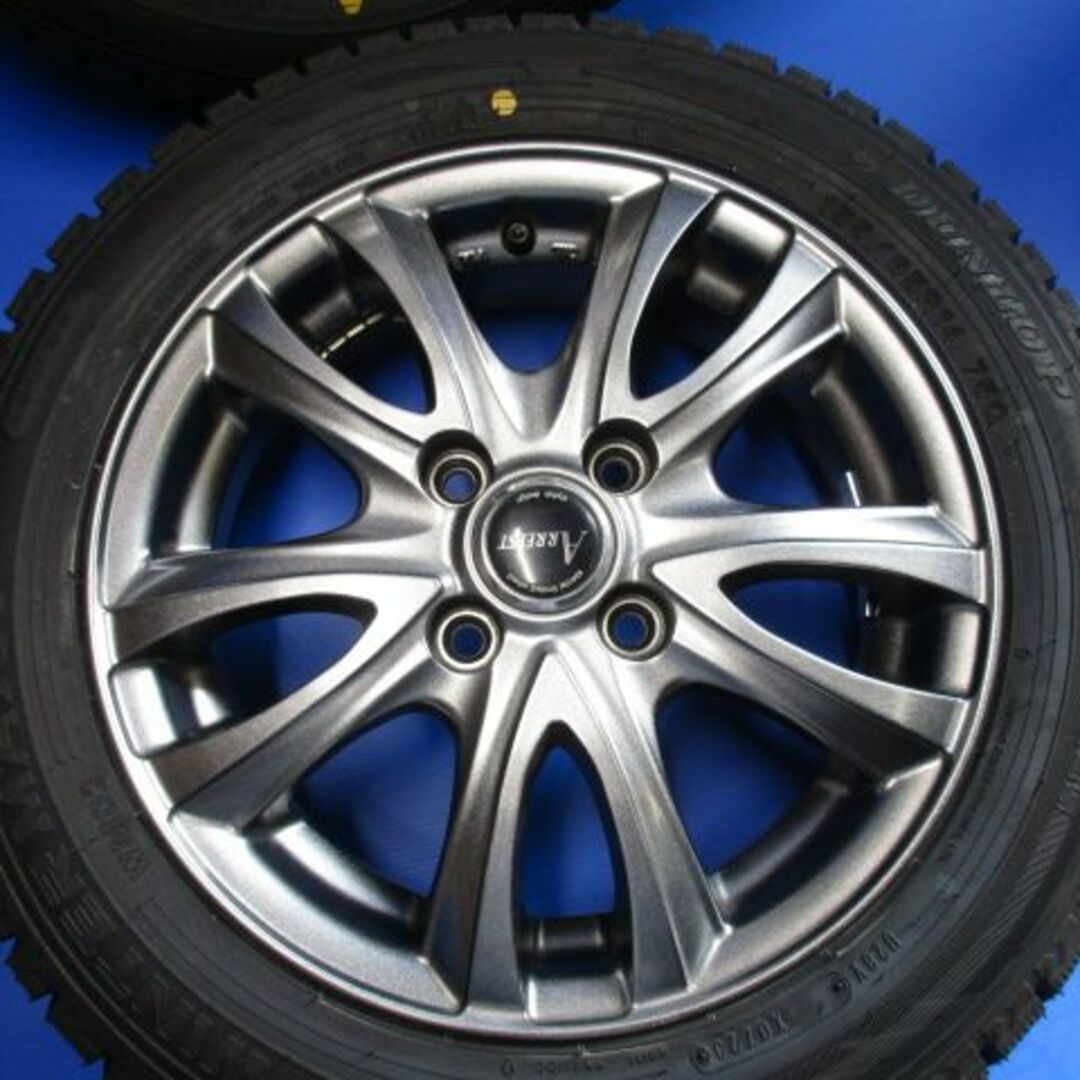 １4×4．5J45PCDユ）アレスト14+　155/65R14新品スタッドレス　スペーシア　ミライース