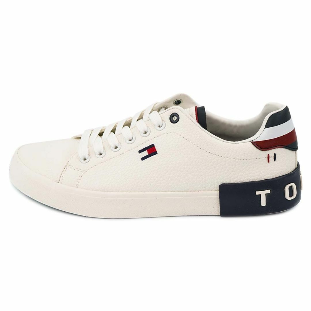 TOMMY HILFIGER(トミーヒルフィガー)のTOMMY HILFIGER トミーヒルフィガー スニーカー REZZ メンズ WHMLL ホワイト×マルチカラー サイズ7/25cm メンズの靴/シューズ(スニーカー)の商品写真