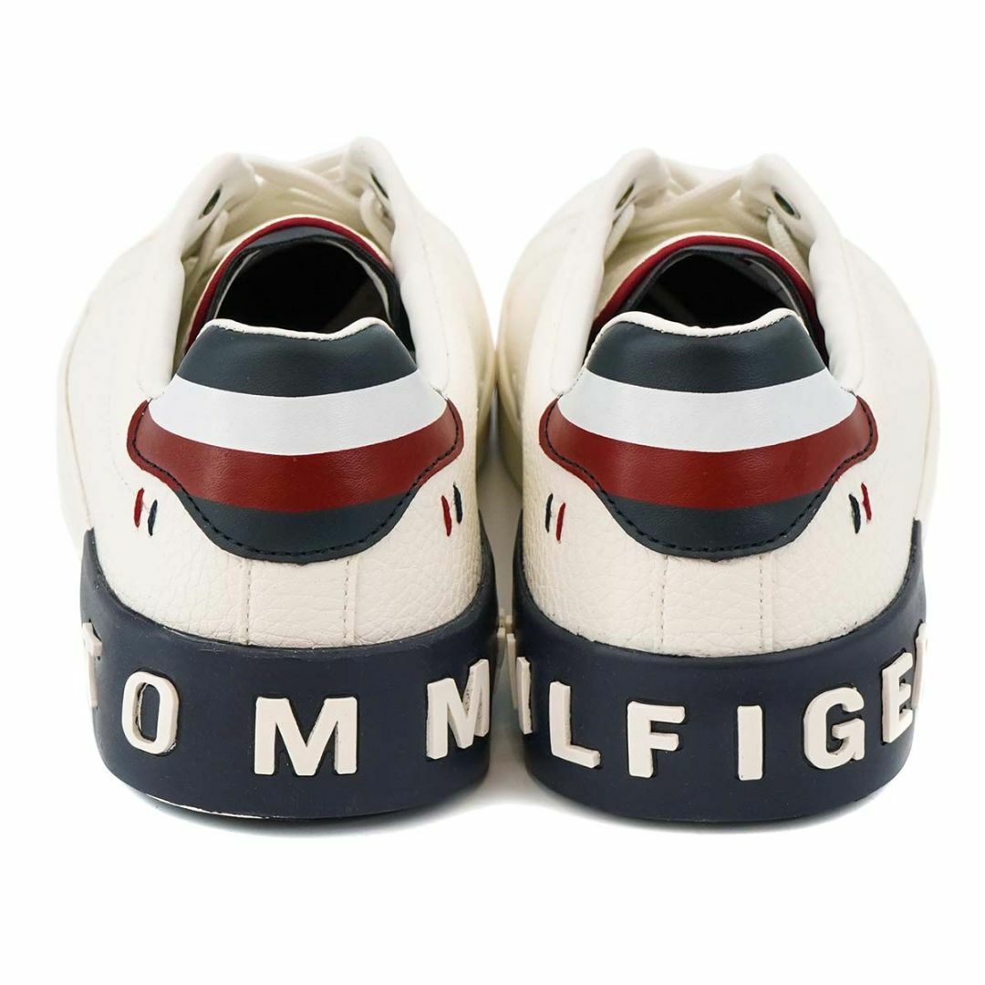 TOMMY HILFIGER(トミーヒルフィガー)のTOMMY HILFIGER トミーヒルフィガー スニーカー REZZ メンズ WHMLL ホワイト×マルチカラー サイズ7/25cm メンズの靴/シューズ(スニーカー)の商品写真