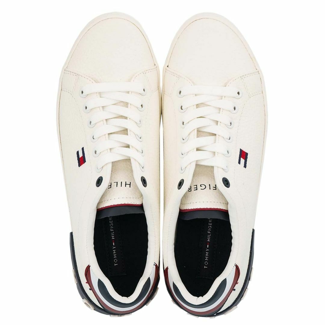 TOMMY HILFIGER(トミーヒルフィガー)のTOMMY HILFIGER トミーヒルフィガー スニーカー REZZ メンズ WHMLL ホワイト×マルチカラー サイズ7/25cm メンズの靴/シューズ(スニーカー)の商品写真