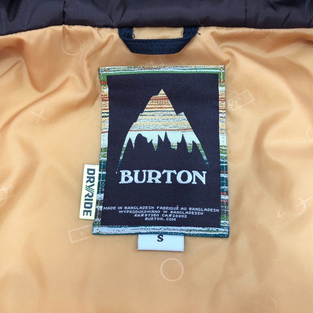 BURTON(バートン)の□□BURTON バートン スノーボードウェア(上下セット)  上S 下Mサイズ 10325 BD 798105/10105 VN 798064 ブラック スポーツ/アウトドアのスノーボード(ウエア/装備)の商品写真