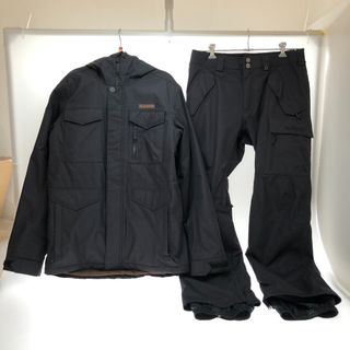 バートン(BURTON)の□□BURTON バートン スノーボードウェア(上下セット)  上S 下Mサイズ 10325 BD 798105/10105 VN 798064 ブラック(ウエア/装備)