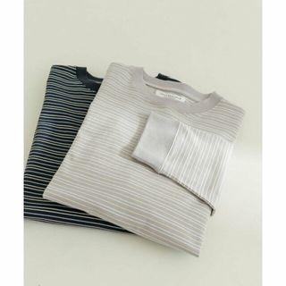 アーバンリサーチ(URBAN RESEARCH)の【GRAY】マルチボーダー ロングスリーブ Tシャツ(Tシャツ/カットソー(半袖/袖なし))