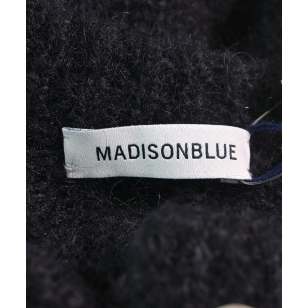 MADISONBLUE(マディソンブルー)のMADISON BLUE マディソンブルー カーディガン 1(S位) 黒 【古着】【中古】 レディースのトップス(カーディガン)の商品写真