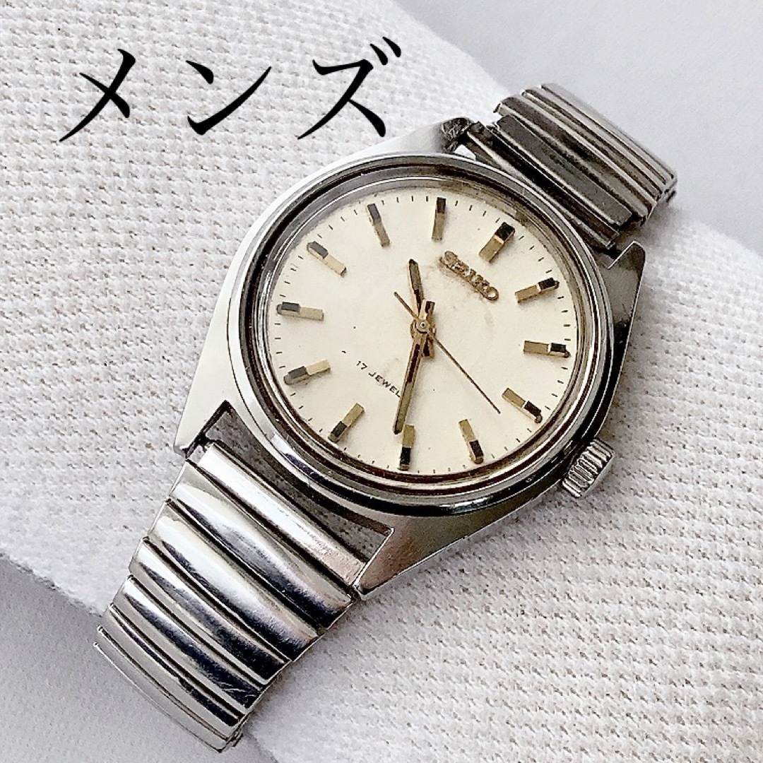 SEIKO(セイコー)の昭和レトロ　SEIKO 17石　#6300-7000 メンズ手巻き腕時計　稼動品 メンズの時計(腕時計(アナログ))の商品写真