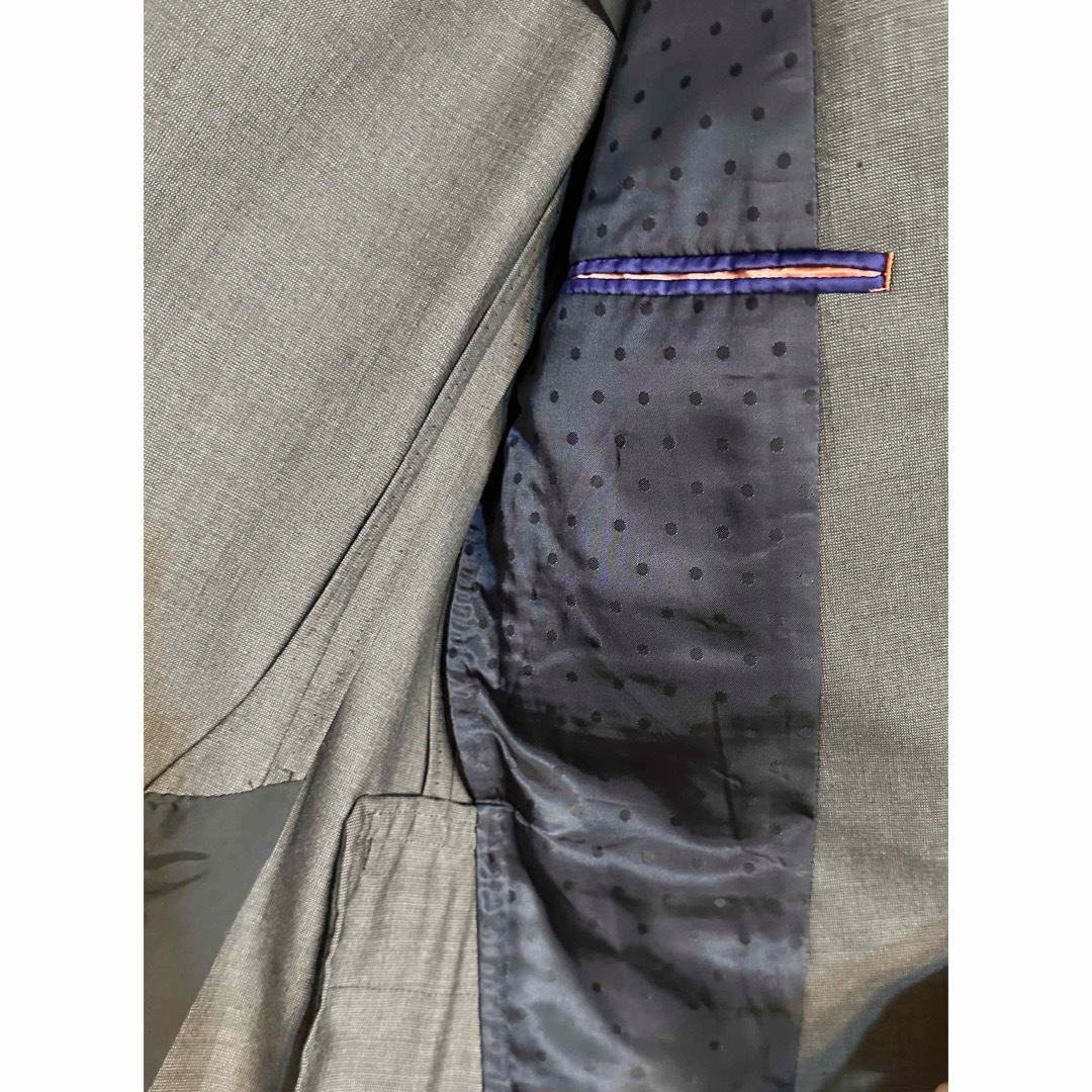Paul Smith(ポールスミス)のポールスミス 水玉 ドット テーラードジャケット グレー 日本製 メンズのジャケット/アウター(テーラードジャケット)の商品写真