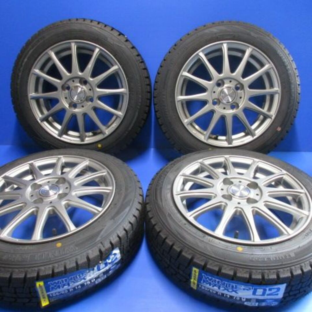 ユ）ラブリオン14+155/65R14　新品スタッドレス　N-bOX　デイズ１4×5．5J42PCD