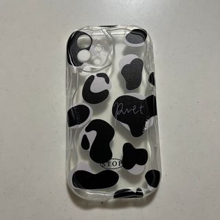 iPhone12 ケース 牛柄 かわいい クリアフォンケース(iPhoneケース)