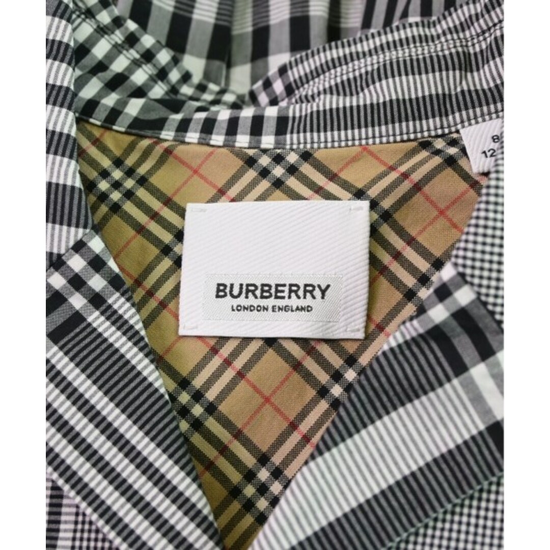 BURBERRY バーバリー ワンピース(その他) 8Y 黒x白(チェック BURBERRY バーバリー ワンピース(その他) 8Y 黒x白(チェック