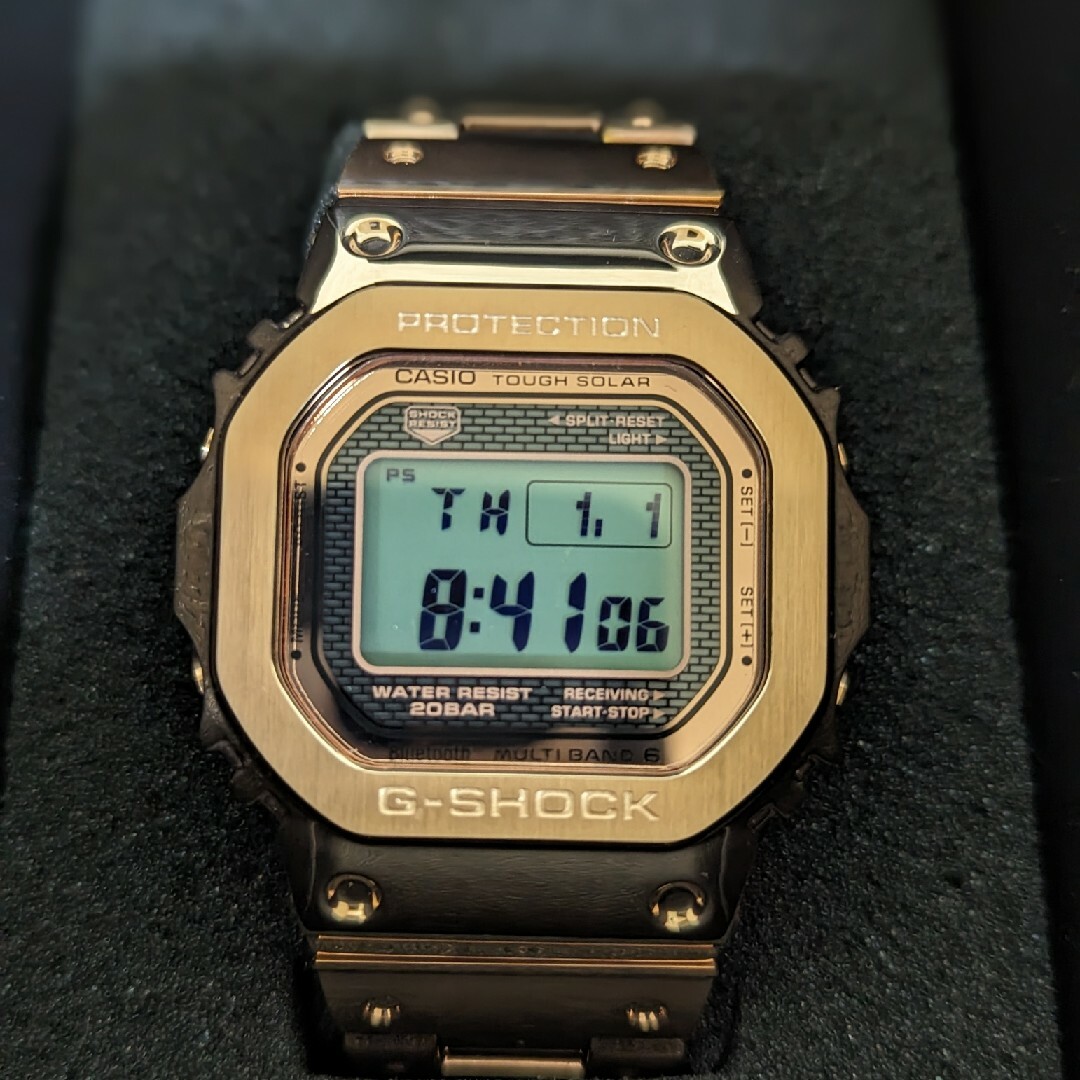 G-SHOCK　GMW-B5000GD-4jf フルメタル　ローズゴールドメンズ