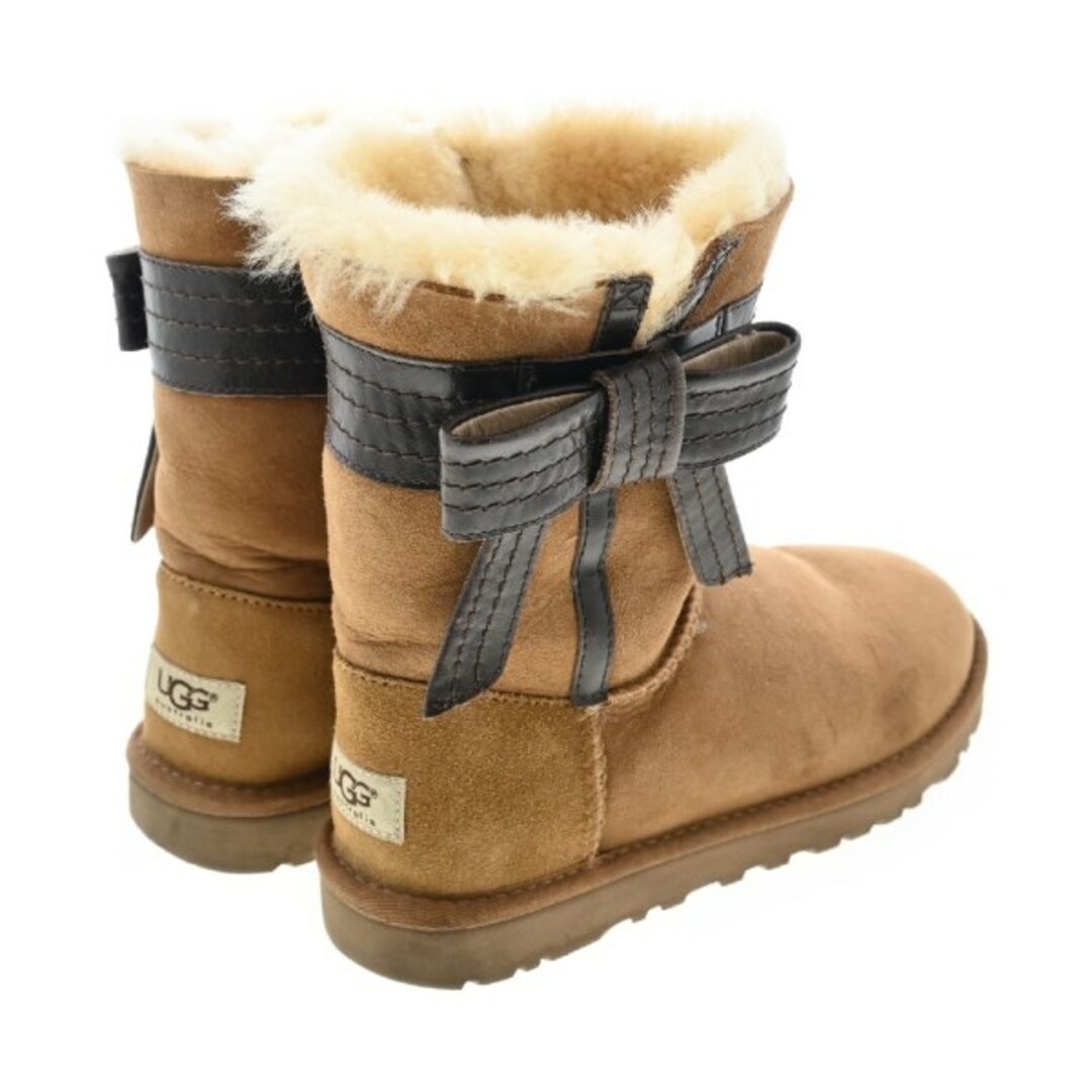 UGG AUSTRALIA(アグオーストラリア)のUGG australia ブーツ 22cm 茶xキャメル系xベージュ 【古着】【中古】 レディースの靴/シューズ(ブーツ)の商品写真