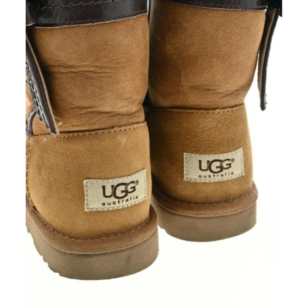 UGG AUSTRALIA(アグオーストラリア)のUGG australia ブーツ 22cm 茶xキャメル系xベージュ 【古着】【中古】 レディースの靴/シューズ(ブーツ)の商品写真