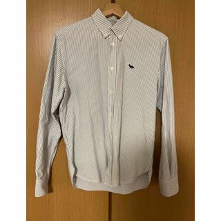 メゾンキツネ(MAISON KITSUNE')のメゾンキツネ オックスフォードシャツ ストライプ(シャツ)