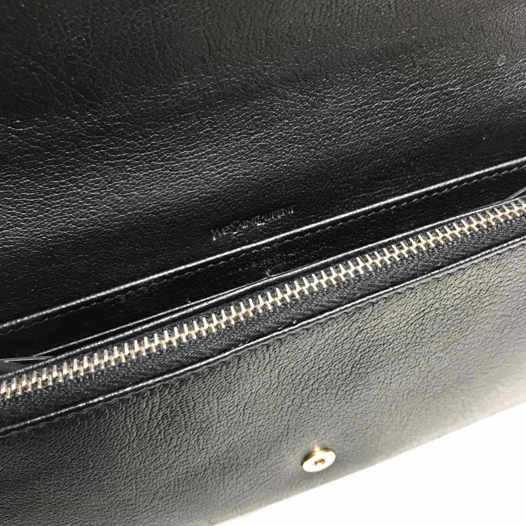 Saint Laurent(サンローラン)のRR940 イヴサンローラン 長財布 ブラック SAINT LAURENT レディースのファッション小物(財布)の商品写真