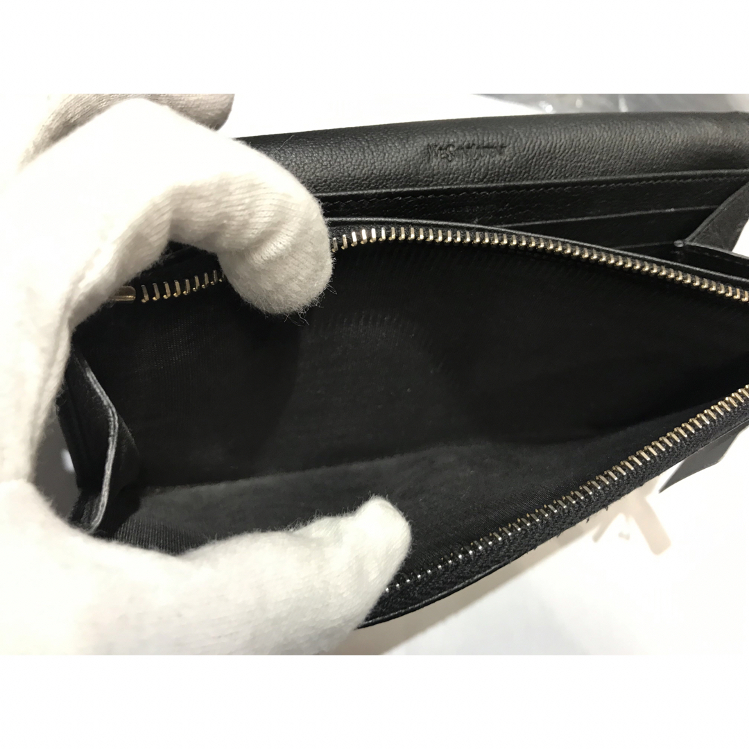 Saint Laurent(サンローラン)のRR940 イヴサンローラン 長財布 ブラック SAINT LAURENT レディースのファッション小物(財布)の商品写真