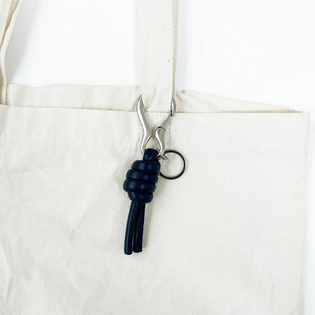 ITTI(イッチ)のFat Key Ring /【NAVY】バンデナパート/キーリング メンズのファッション小物(キーホルダー)の商品写真