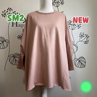 サマンサモスモス(SM2)の◎437 新品❣️サマンサモスモス ピンク ビッグT(Tシャツ(長袖/七分))