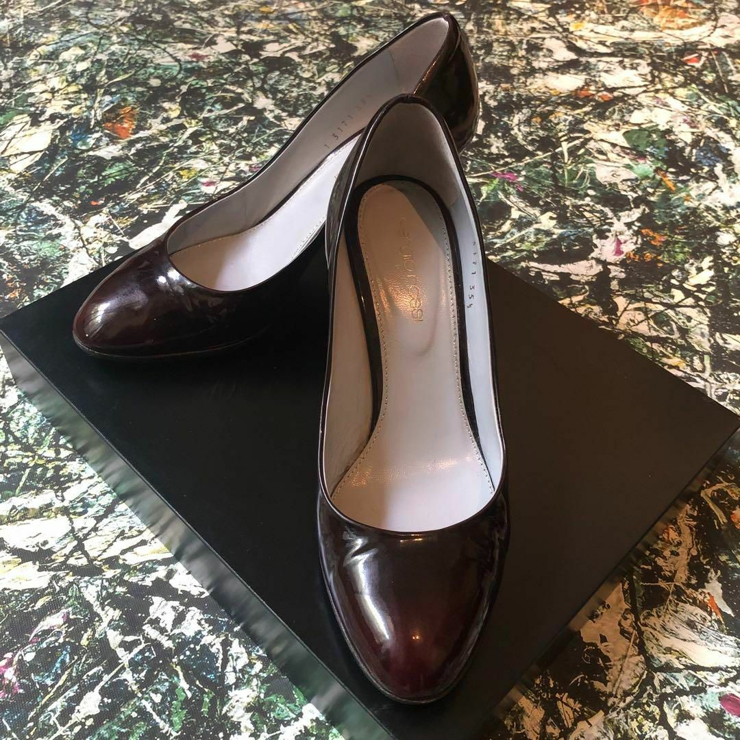 セルジオロッシ-Sergio rossi-エナメルパンプス サイズ23cm セルジオロッシ-Sergio rossi-エナメルパンプス サイズ23cm