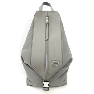 ロエベ(LOEWE)のロエベ コンバーチブル バックパック スモール リュック シルバー金具 グレー(リュック/バックパック)