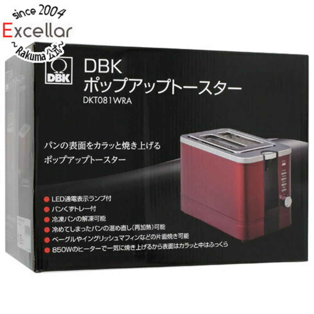 仕様DBK　ポップアップトースター DKT081WRA