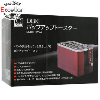 ディービーケー(DBK)のDBK　ポップアップトースター DKT081WRA(調理機器)