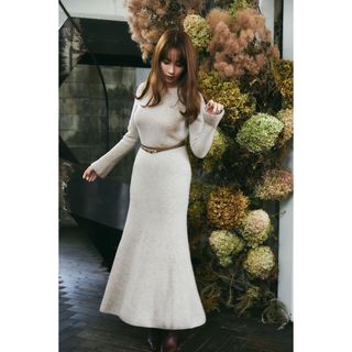 ハーリップトゥ(Her lip to)のHerlipto Wholegarment Blend knit dress(ロングワンピース/マキシワンピース)