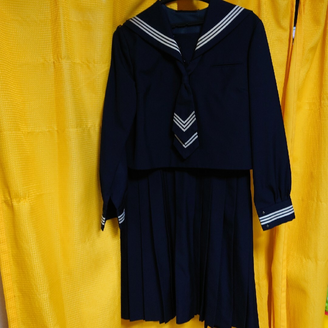 制服　中学　セーラー服　冬服　 上下セット中学