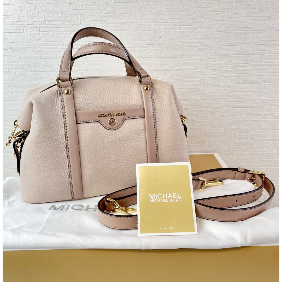 MICHEAL KORS ベックサッチェルスモールソフトピンク2wayバッグレディース