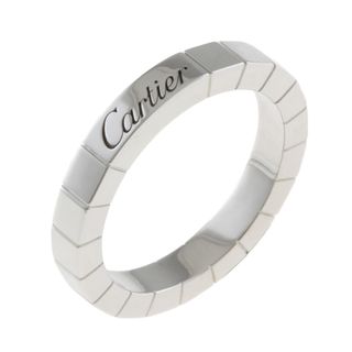 カルティエ(Cartier)のカルティエ CARTIER ラニエール #50 リング 指輪 10号 18金 K18ホワイトゴールド レディース 中古(リング(指輪))