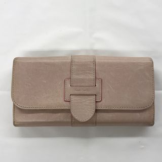 ポールスミス(Paul Smith)の『USED』 Paul Smith ポール・スミス 財布 長財布 本革 ピンク系【中古】(財布)