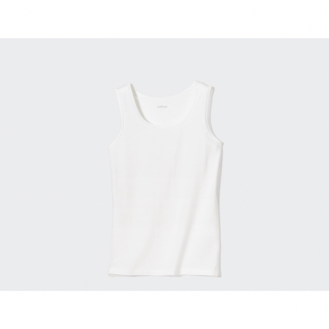 UNIQLO(ユニクロ)のUNIQLO エアリズムコットンブレンドタンクトップ160 キッズ/ベビー/マタニティのキッズ服女の子用(90cm~)(Tシャツ/カットソー)の商品写真