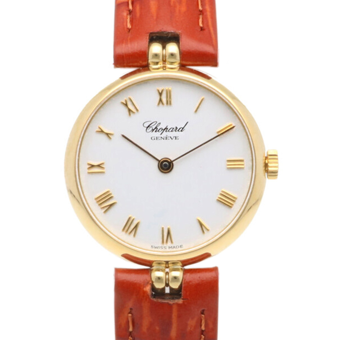 Chopard(ショパール)のショパール Chopard アップライト 腕時計 時計 18金 K18イエローゴールド 4091 レディース 中古 レディースのファッション小物(腕時計)の商品写真