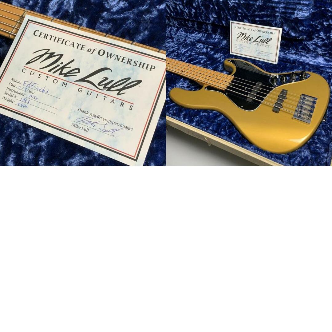 Mike Lull（マイクルル）/Mike Lull 5 【中古】【USED】エレクトリック・ベースJBタイプ【浅草橋ギター＆リペア店】 楽器のベース(エレキベース)の商品写真