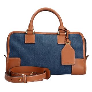 ロエベ(LOEWE)のロエベ LOEWE アマソナ28 ショルダーバッグ デニム ブルー レディース 中古(ショルダーバッグ)