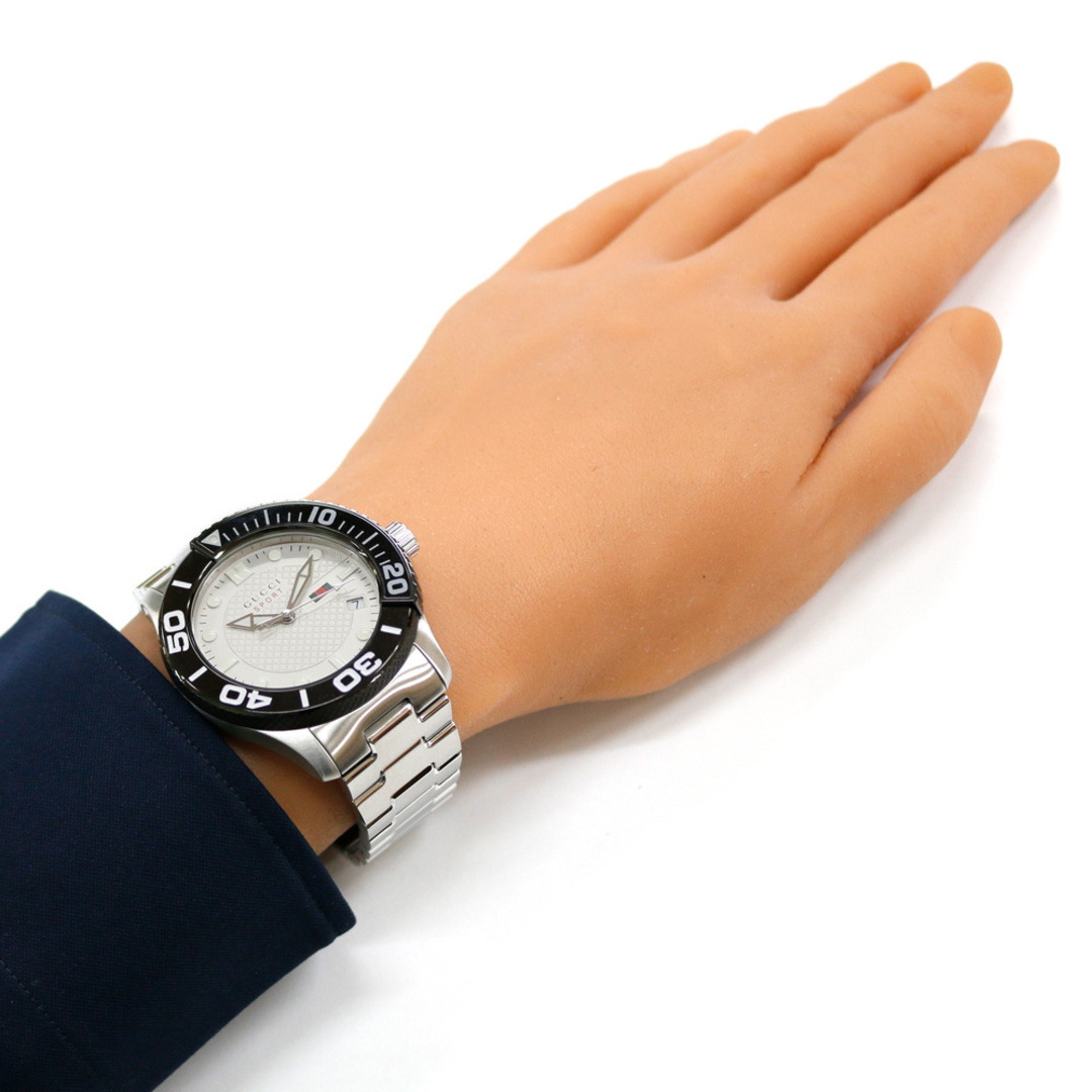 Gucci(グッチ)のグッチ GUCCI Gタイムレス 腕時計 時計 ステンレススチール 126.2 メンズ 中古 メンズの時計(腕時計(アナログ))の商品写真