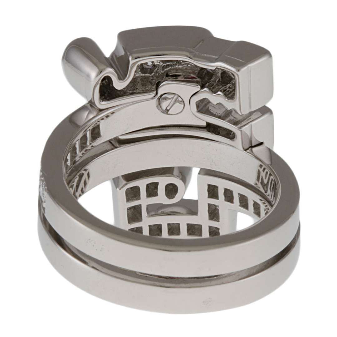 Cartier(カルティエ)のカルティエ CARTIER ル ベゼデュド ドラゴン リング 指輪 10.5号 18金 K18ホワイトゴールド ダイヤモンド レディース 中古 レディースのアクセサリー(リング(指輪))の商品写真