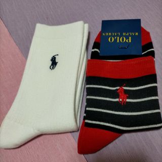 ポロラルフローレン(POLO RALPH LAUREN)のRALPH LAUREN　ラルフローレン　レディースソックス　２２ー２４　新品(ソックス)