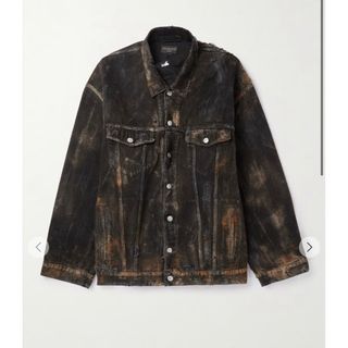 バレンシアガ(Balenciaga)のBALENCIAGA Oversized Distressed Denim(Gジャン/デニムジャケット)