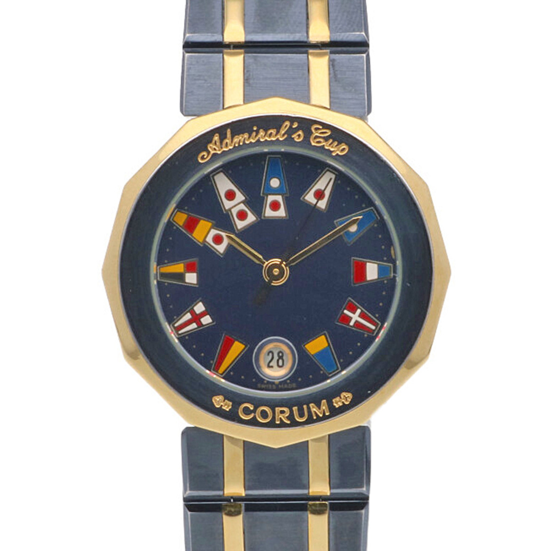大人も着やすいシンプルファッション コルム ステンレス 時計 腕時計 アドミラルズカップ CORUM コルム