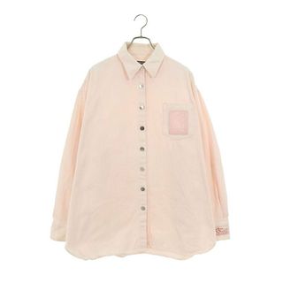 シャツラフシモンズBIG FIT SHIRT WITH TWO PATCHS 最終価格