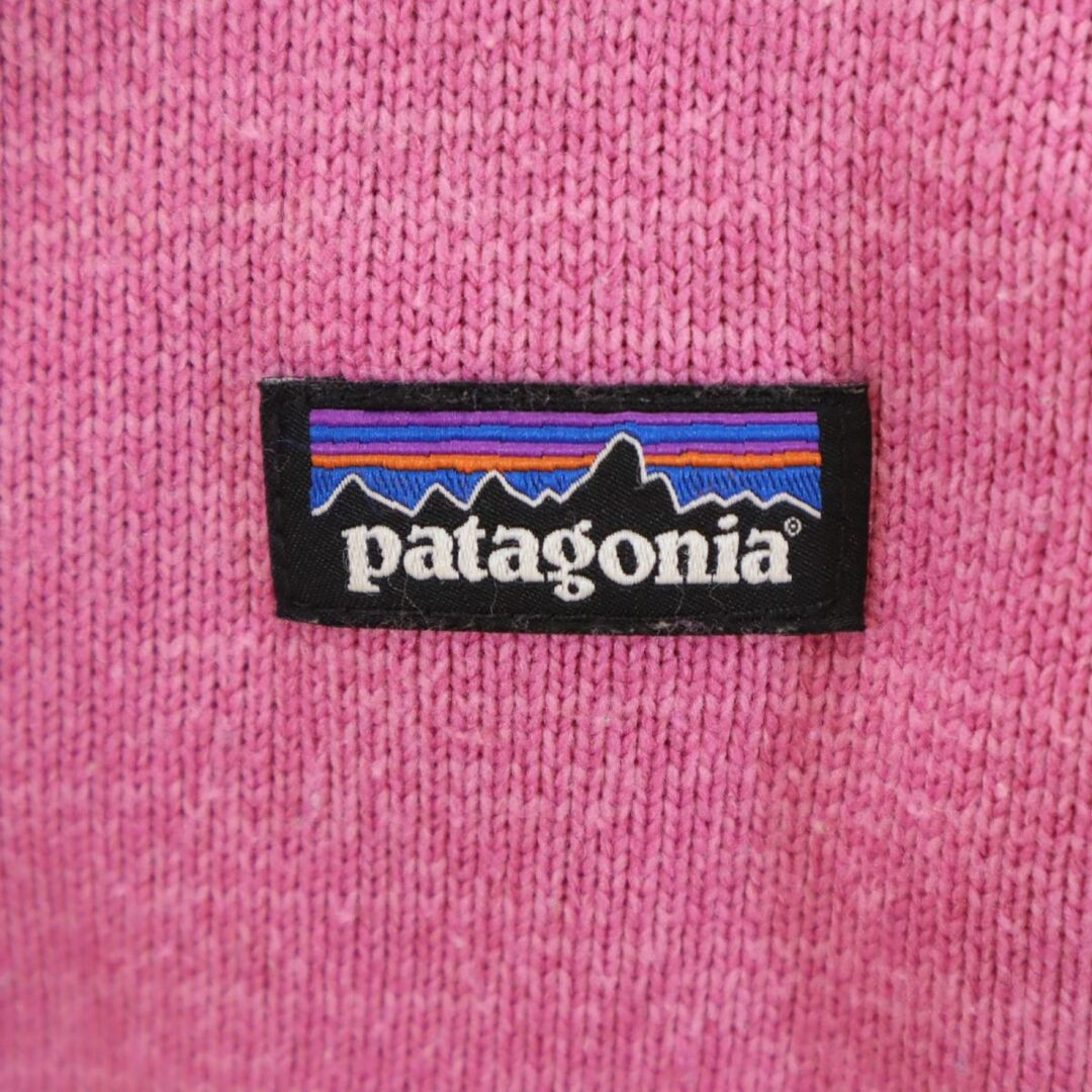 patagonia(パタゴニア)のパタゴニア アウトドア 長袖 ニット ジップパーカー 2T ピンク系 patagonia 裏ボア キッズ 古着 【240116】 キッズ/ベビー/マタニティのキッズ服男の子用(90cm~)(その他)の商品写真