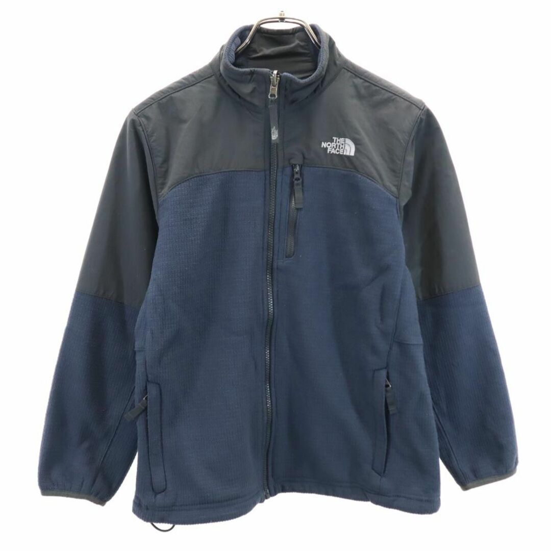 THE NORTH FACE(ザノースフェイス)のノースフェイス 長袖 アウトドアジャケット 14-16 ネイビー系 THE NORTH FACE キッズ 古着 【240116】 キッズ/ベビー/マタニティのキッズ服男の子用(90cm~)(ジャケット/上着)の商品写真