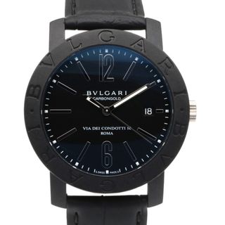 ブルガリ(BVLGARI)のブルガリ BVLGARI カーボン 腕時計 時計 カーボン BB40CL 自動巻き メンズ 1年保証 中古(腕時計(アナログ))